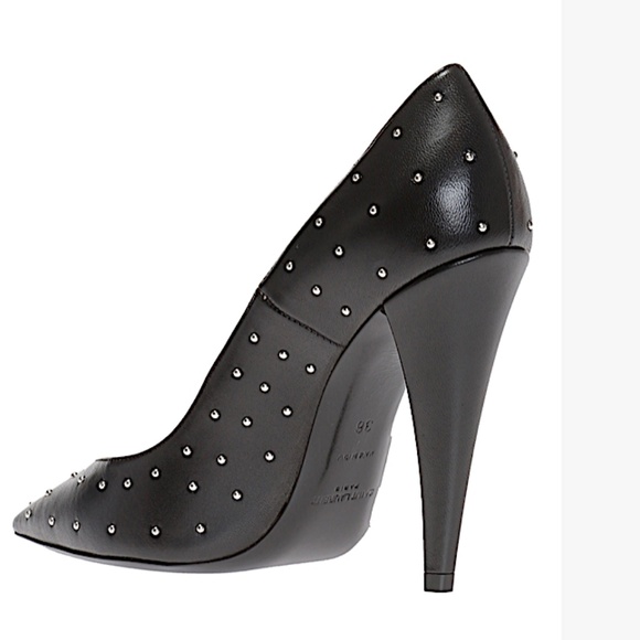 SAINT LAURENT BLACK 'ERA' PUMPS - Picture 5 of 5